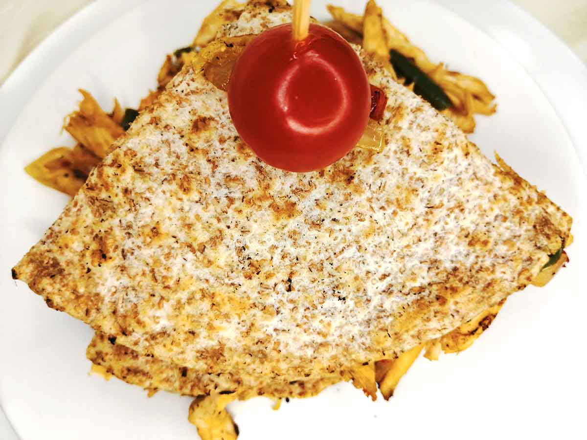 Receta de quesadillas de pollo